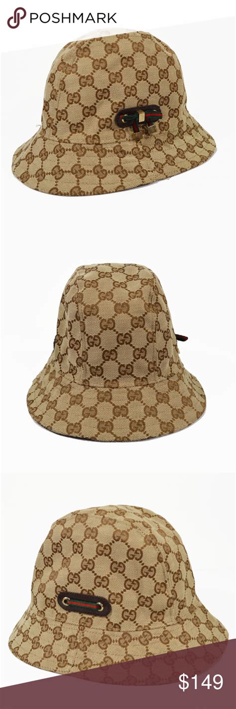 gucci hars|authentic Gucci bucket hat.